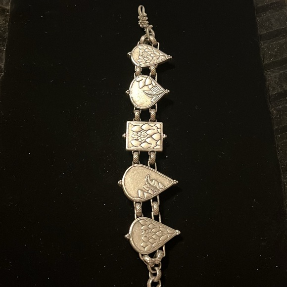 Turquoise & Silver Two Sided Necklace - Picture 3 of 16